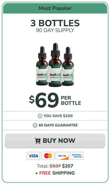 Buy Audizen 3 Bottles